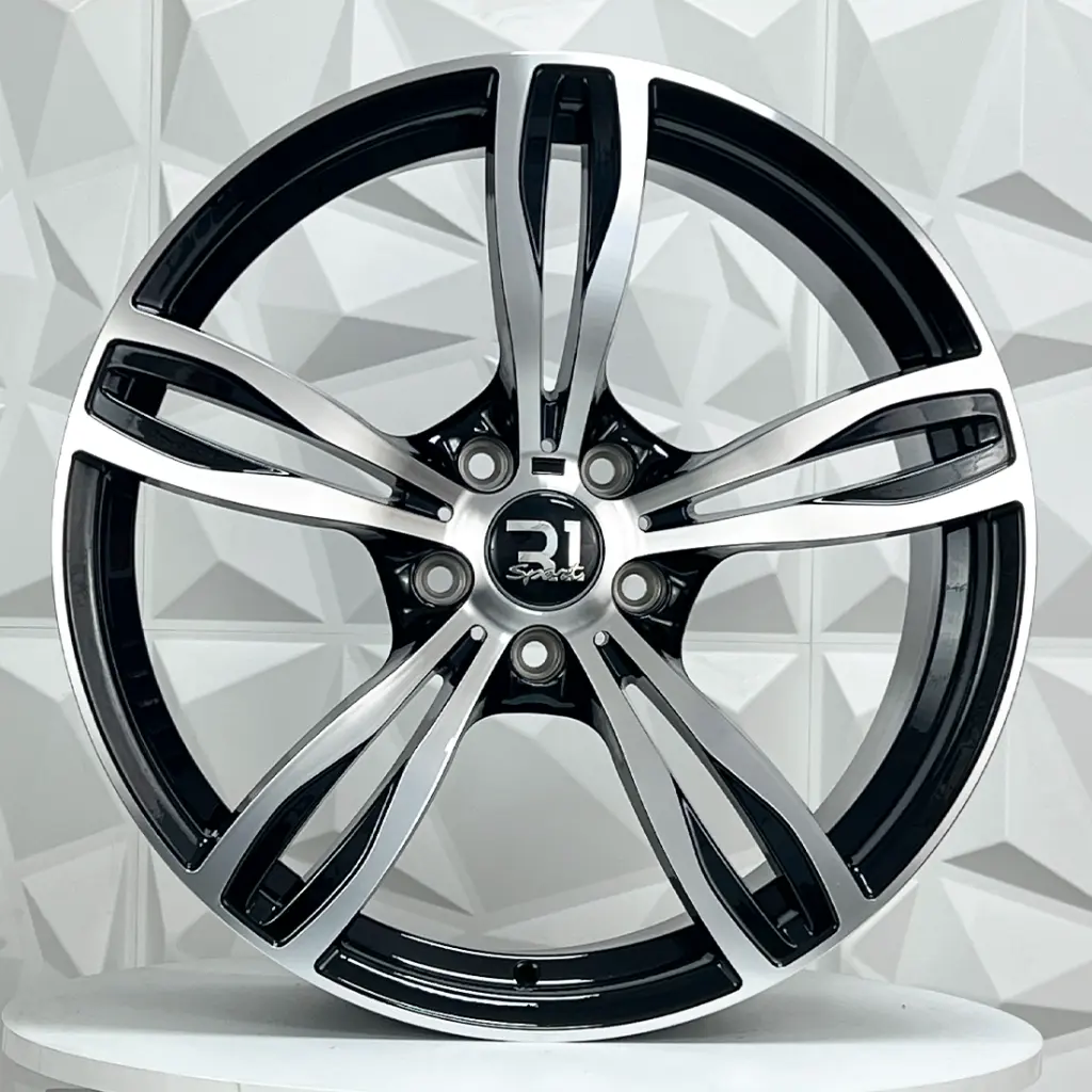 RIN 20X8.5 5-120 R1 SPORT YSM359 MACHINE BLACK ET35 CB72.6