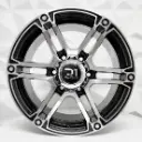 RIN 16X8 6-139.7 R1 SPORT 6975 MACHINE BLACK ET0 CB108