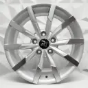 RIN 16X7 5-112 R1 SPORT 215 SILVER MACHINE FACE  ET38 CB57.1