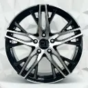 RIN 19X8.5 5-114.3 R1 SPORT R2350 BLACK MACHINE FACE ET45 CB73.1